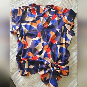 Colorful Nine West Blouse